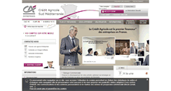 Desktop Screenshot of entreprises.ca-sudmed.fr