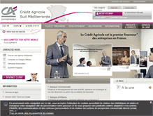 Tablet Screenshot of entreprises.ca-sudmed.fr